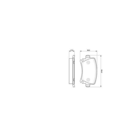 Bosch 0986424824 Brake Pad Set BP962