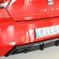 Rieger 00027101 SEAT KJ Rear Diffuser (Ibiza FR & Ibiza) -  Matte Black