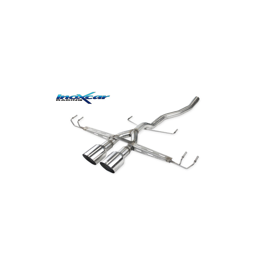 InoXcar HOCI.07.10RA Honda Civic Non-Resonated Rear Exhaust | Duco Car Parts UK Car Parts