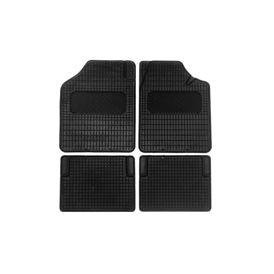 AMiO Tailored, RCM-02 01710 Floor mat set Elastomer, Front and Rear, Quantity: 4, Black