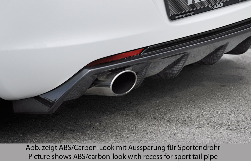 Rieger 00088112 Opel Astra J Rear Diffuser