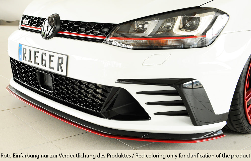 Rieger 00059574 VW Mk7 Golf GTI Clubsport Front Splitter