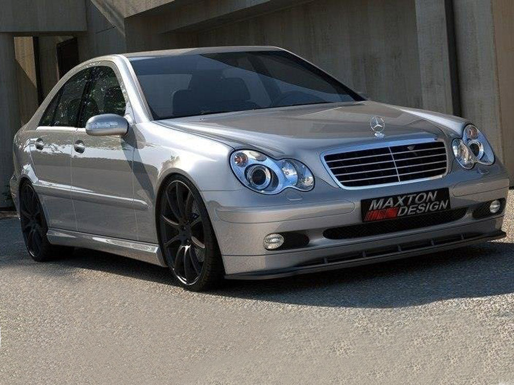 Maxton Design ME-C-203-FD1T Front Splitter Mercedes C-class W203 Standard | Duco Car Parts UK Car Parts