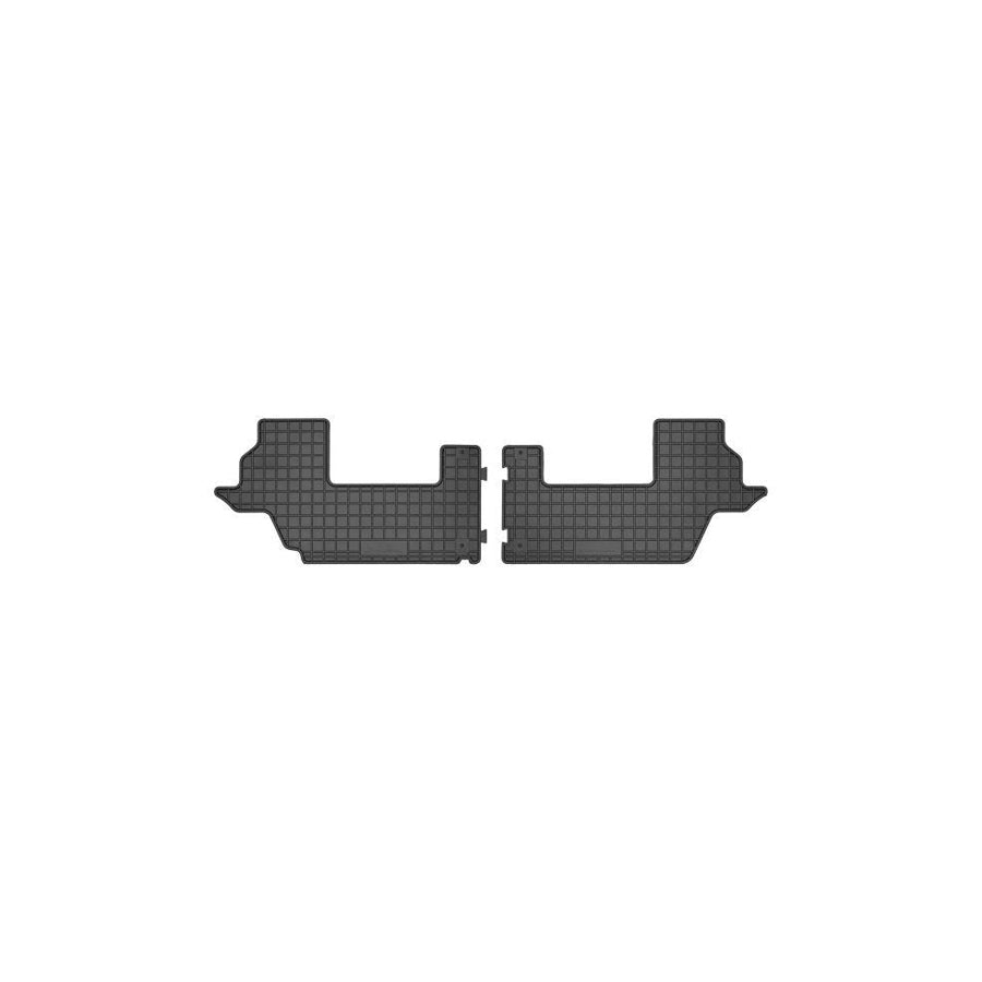 FROGUM Tailored 0435-3 Floor mat set for KIA Carens IV (RP) Elastomer, Rear, Quantity: 2, Black, (LHD)