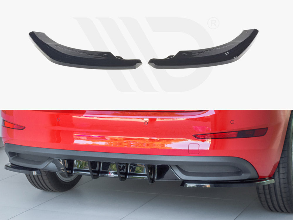 Maxton Design SK-SC-1-RSD1T Rear Side Splitters Skoda Scala (2019-up) | Duco Car Parts UK Car Parts