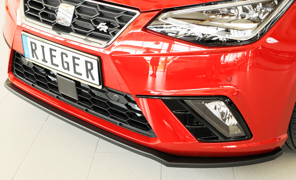 Rieger 00027100 SEAT KJ Front Splitter (Ibiza FR & Ibiza) -  Matte Black