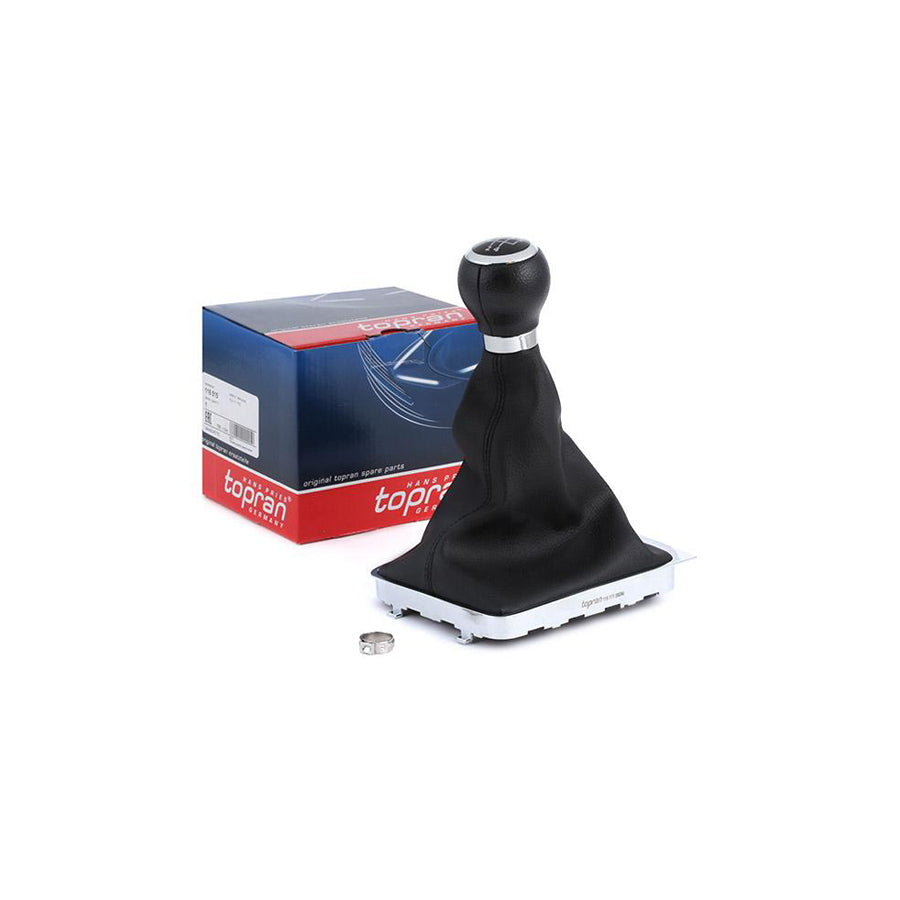TOPRAN 116 515 Gear Lever Gaiter for VW PASSAT Black