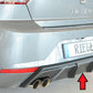 Rieger 00027102 SEAT KJ Rear Diffuser (Ibiza FR & Ibiza)