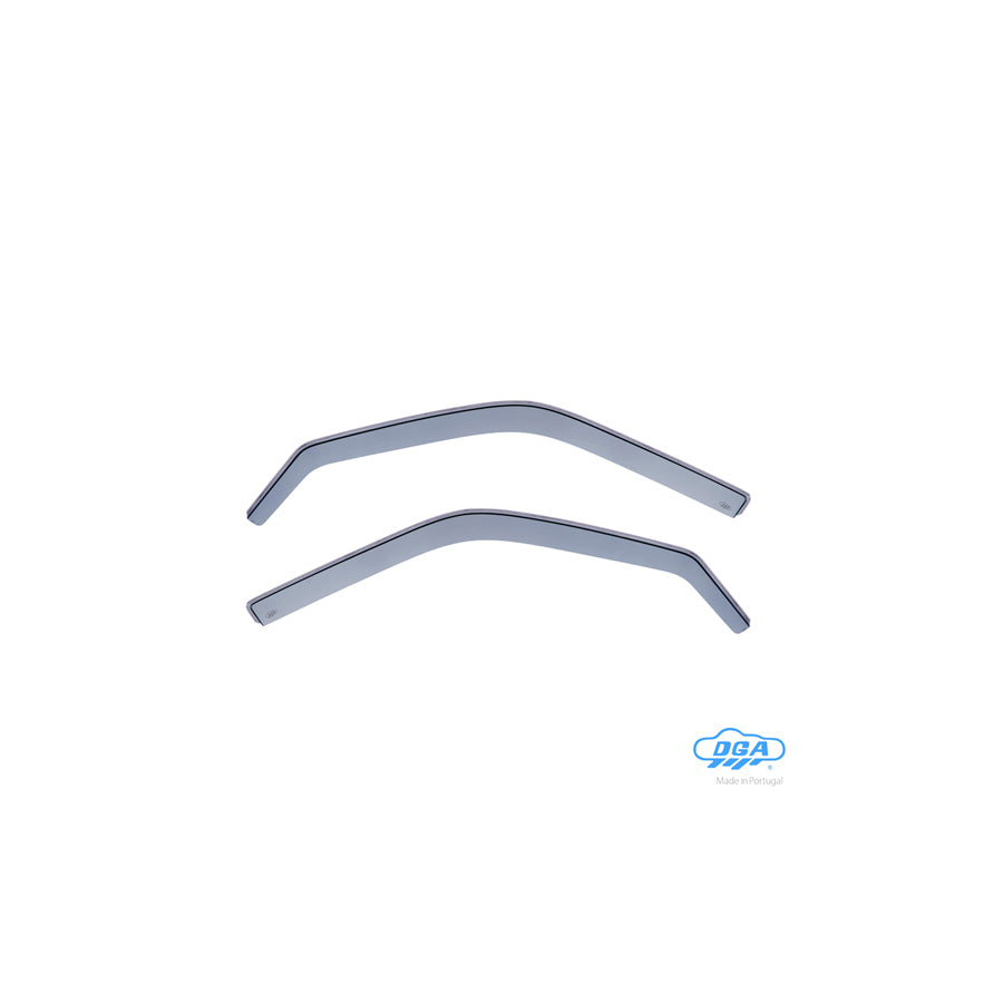 DGA 15003 Wind deflectors suitable for MERCEDES-BENZ 190 (W201) Arrow direction, Front, inner