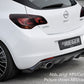 Rieger 00051316 Opel Astra J Rear Diffuser for Sport Tailpipe Left & Right -  Matte Black