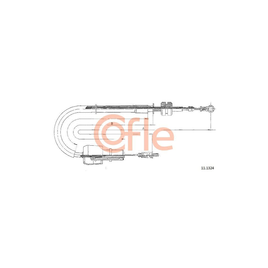 COFLE 11.1324 Throttle Cable | Duco Car Parts UK Car Parts