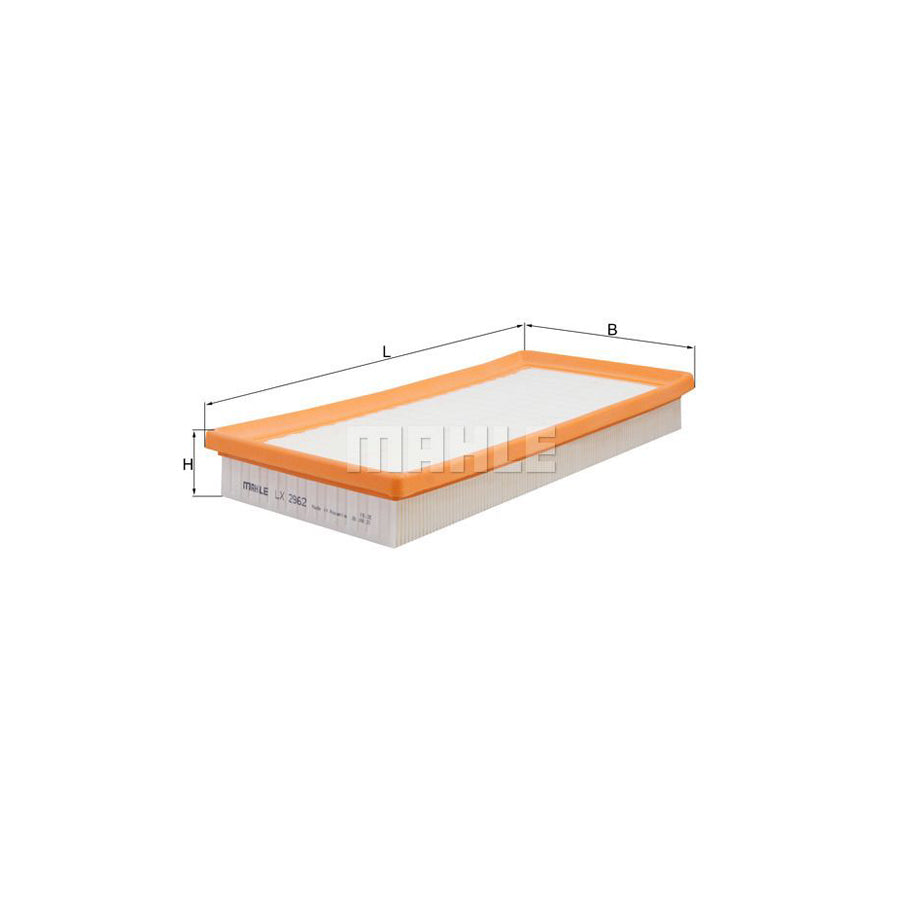 MAHLE ORIGINAL LX 2962 Air Filter Filter Insert