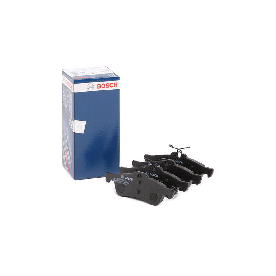 Bosch 0986494130 Brake Pad Set With Acoustic Wear Warning With Mounting Manual BP1041