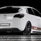 Rieger 00051315 Opel Astra J Rear Diffuser for Original Tailpipe Left -  Matte Black