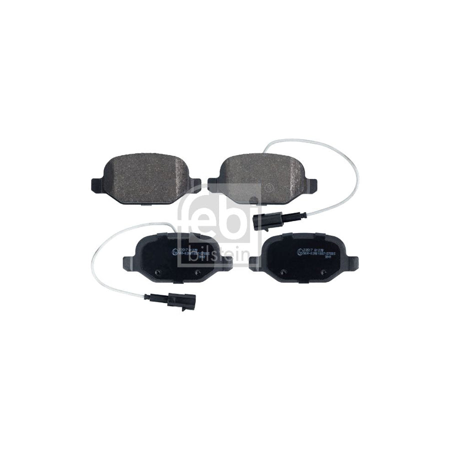 Febi Bilstein 116423 Brake Pad Set For Alfa Romeo Mito 955 Rear Axle Incl Wear Warning Contact