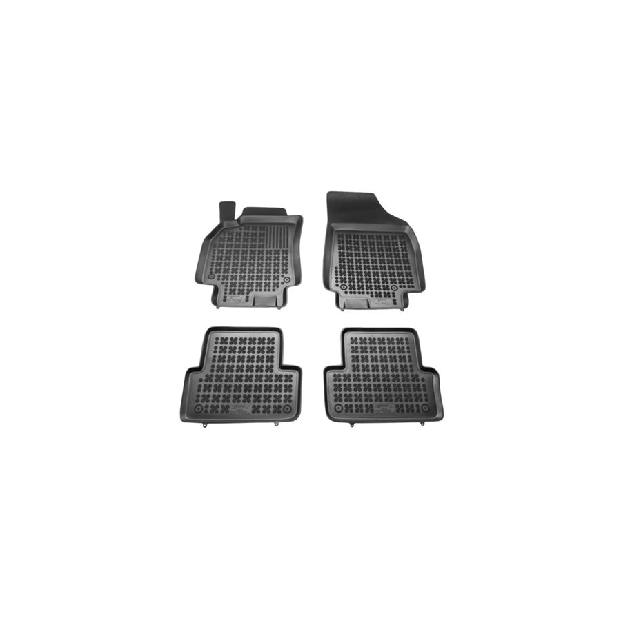 REZAW PLAST Tailored 201910 Floor mat set for RENAULT Fluence (L3_) Elastomer, Front and Rear, Quantity: 4, Black