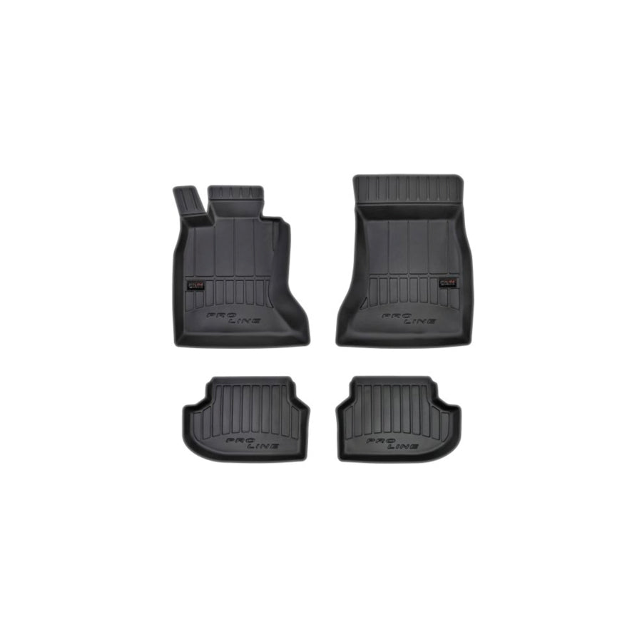 FROGUM Tailored 3D407374 Floor mat set for BMW 5 Series Elastomer, Front and Rear, Quantity: 4, Black, (LHD)