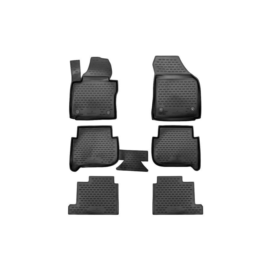WALSER XTR 75071 Floor mat set Front and Rear