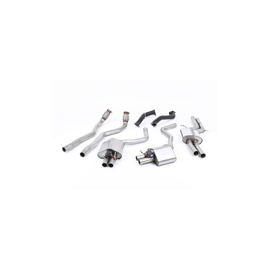 MillTek Audi C7 Full Exhaust System With Catalyst Bypass (RS6 & RS7)