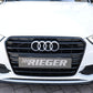 Rieger 00088115 Audi 8V Front Splitter (A3 & S3) - Glossy Black