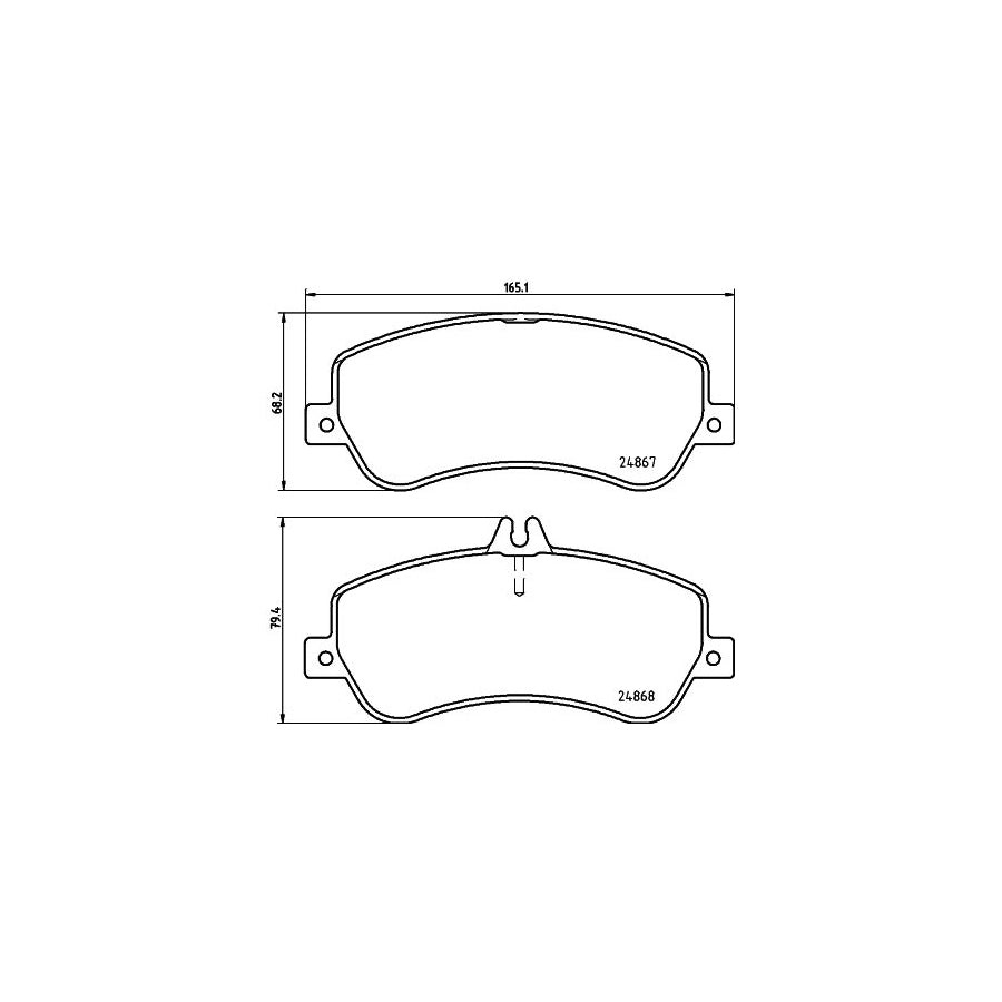 Hella 8DB 355 014 221 Brake Pad Set Suitable For Mercedes Benz Glk X204 Prepared For Wear Indicator With Brake Caliper Screws With Accessories