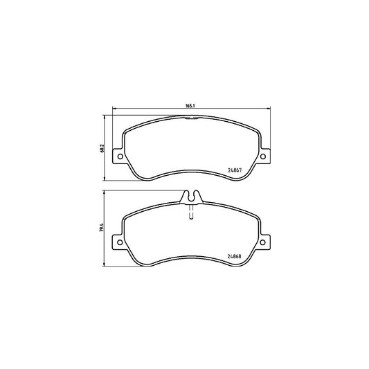 Hella 8DB 355 014 221 Brake Pad Set Suitable For Mercedes Benz Glk X204 Prepared For Wear Indicator With Brake Caliper Screws With Accessories