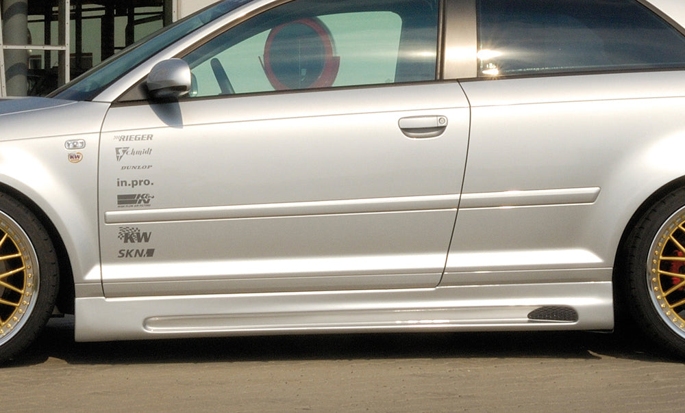 Rieger 00056763 Audi 8P A3 Right Side Skirt