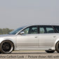 Rieger 00099011 Audi 4B A6 Right Side Skirt - Carbon-Look
