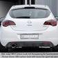 Rieger 00051315 Opel Astra J Rear Diffuser for Original Tailpipe Left -  Matte Black