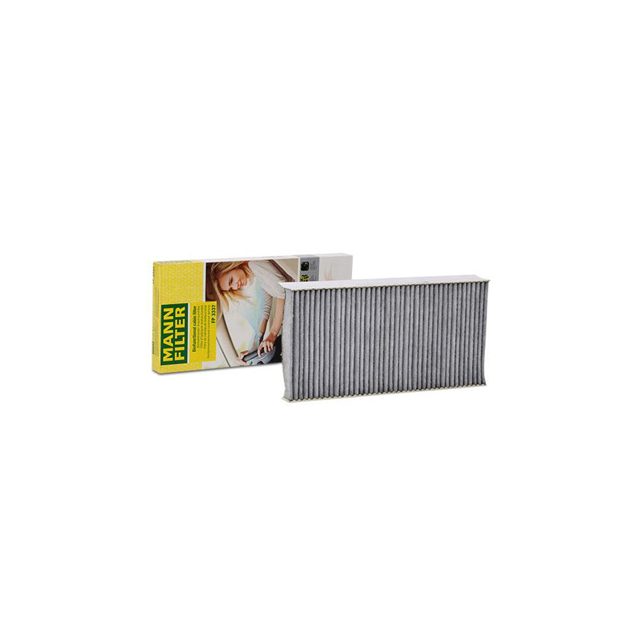 MANN-FILTER FP 3337 Pollen filter Activated Carbon Filter, Activated Carbon Filter with polyphenol, Particulate filter (PM 2.5), with antibacterial action, with fungicidal effect, FreciousPlus