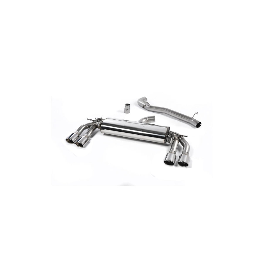 MillTek Audi 2.0TFSI 8S TTS Non-Resonated Cat-Back Exhaust