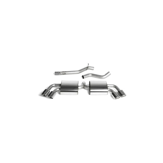MillTek Audi TT MK2 Non-Resonated Cat-Back Exhaust