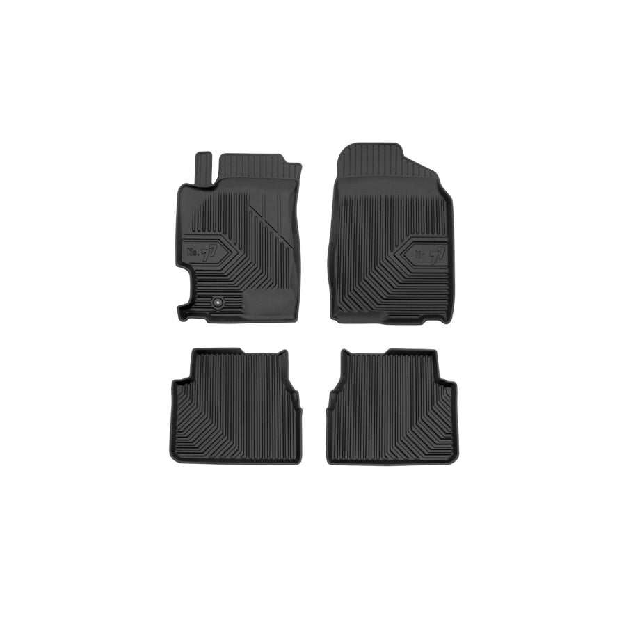 FROGUM Tailored, No.77 77408203 Floor mat set for MAZDA 6 Elastomer, Front and Rear, Quantity: 4, Black, (LHD)