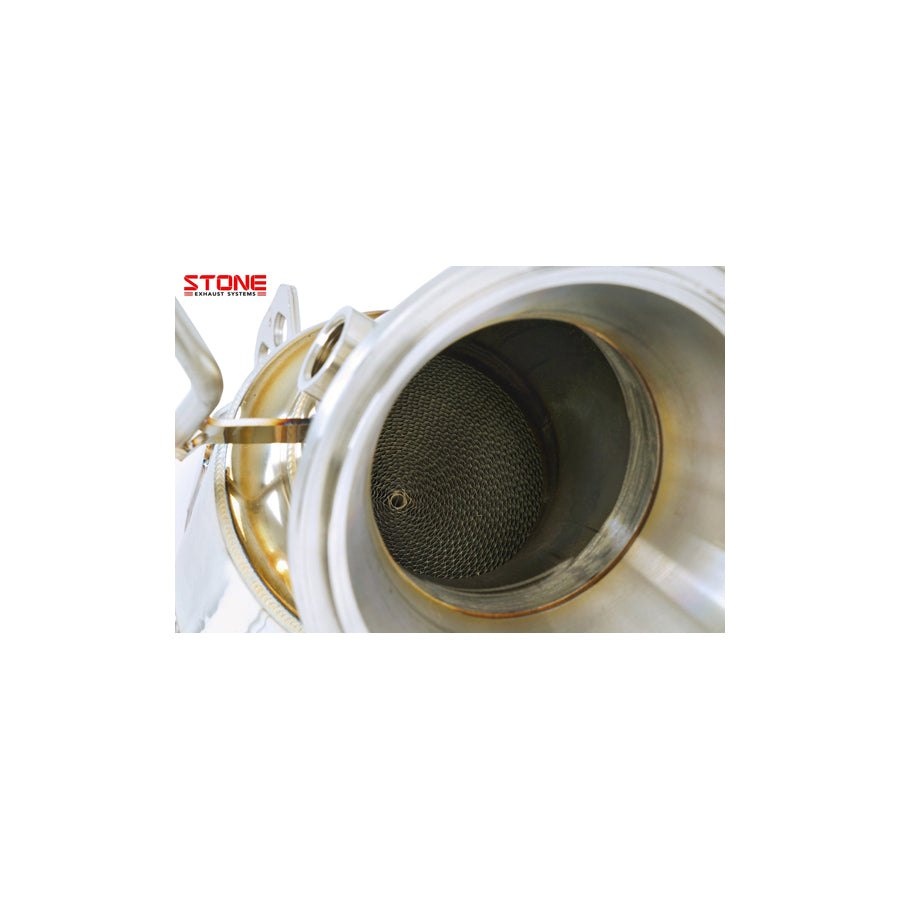 Stone Exhaust BMW B58C G01 G02 G14 G15 Eddy Catalytic Downpipe - OPF model (Inc. 840i, X5 40i, X3 M40i & X4 M40i)