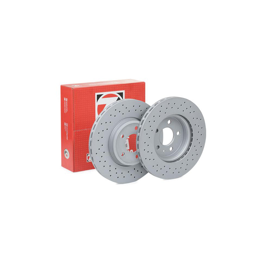 ZIMmERMANN SPORT COAT Z 100 3330 52 Brake Disc Internally Vented Perforated Coated High carbon