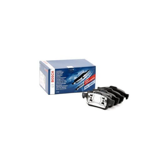 Bosch 0986494032 Brake Pad Set With Anti Squeak Plate With Mounting Manual BP346