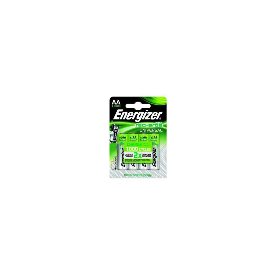 ENERGIZER AA (HR6), Universal E300322100 Battery 1.2V, 1300mAh, standard, 4