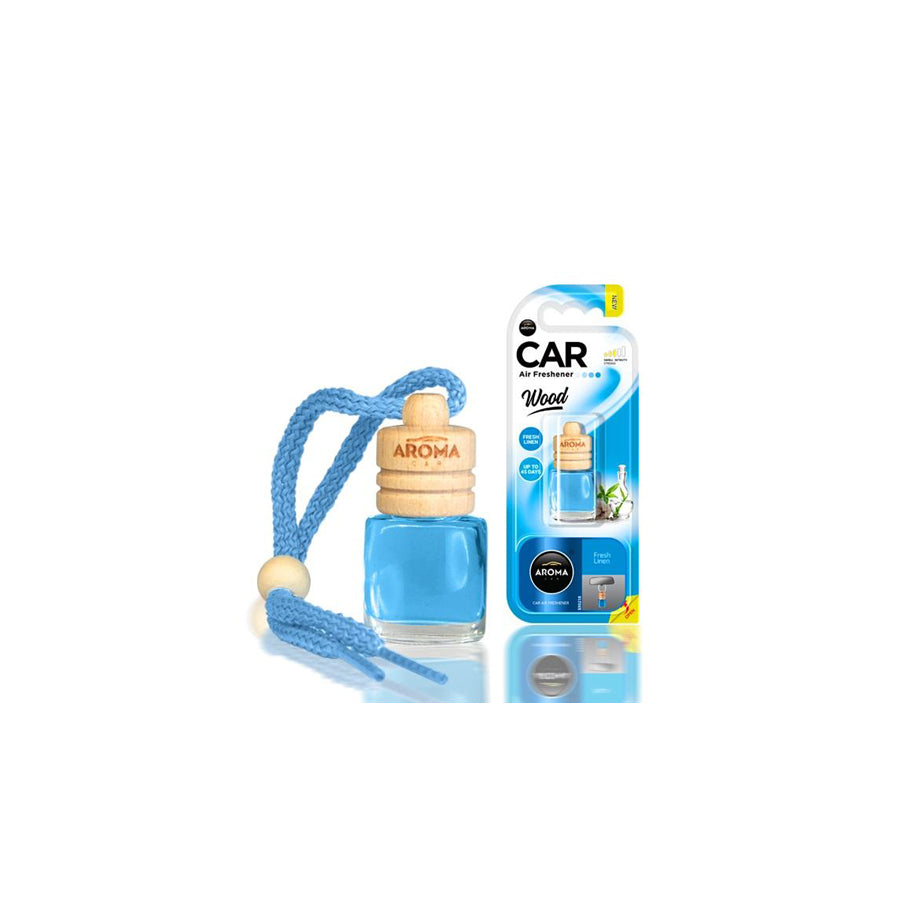 AROMA CAR Wood A83139 Car air freshener Blister Pack, Bottle, Contents: 6ml, with sealing plug