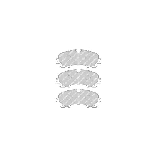 Ferodo Premier Eco Friction Fdb4998 Brake Pad Set With Acoustic Wear Warning Without Accessories