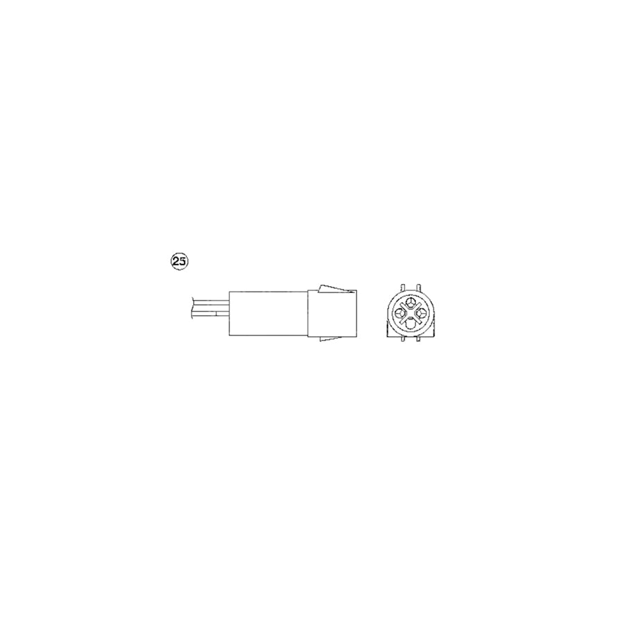 NTK Lambda Sensor / O2 Sensor (NGK 0139) - OZA446-E46