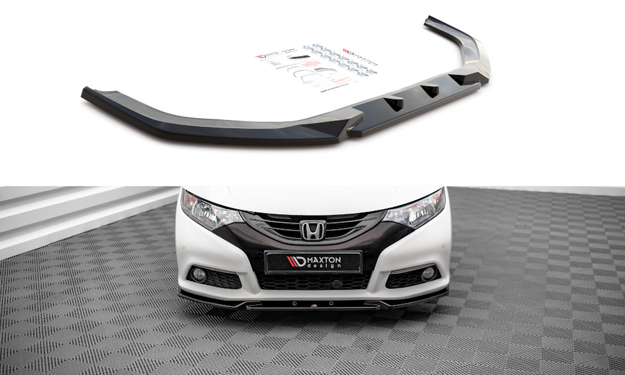 Maxton Design HO-CI-9-K-FD2T Front Splitter V.2 Honda Civic MK9 | Duco Car Parts UK Car Parts