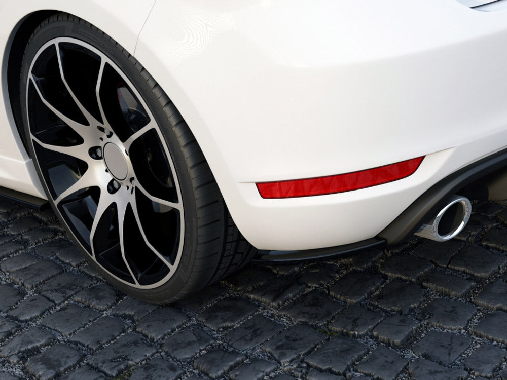 Maxton Design VW-GO-6-GTI-35TH-RSD1T Rear Side Splitters VW Golf Vi GTI 35th Fits | Duco Car Parts UK Car Parts