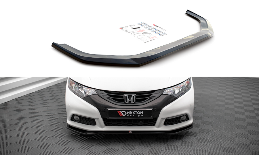 Maxton Design HO-CI-9-K-FD1T Front Splitter V.1 Honda Civic MK9 | Duco Car Parts UK Car Parts