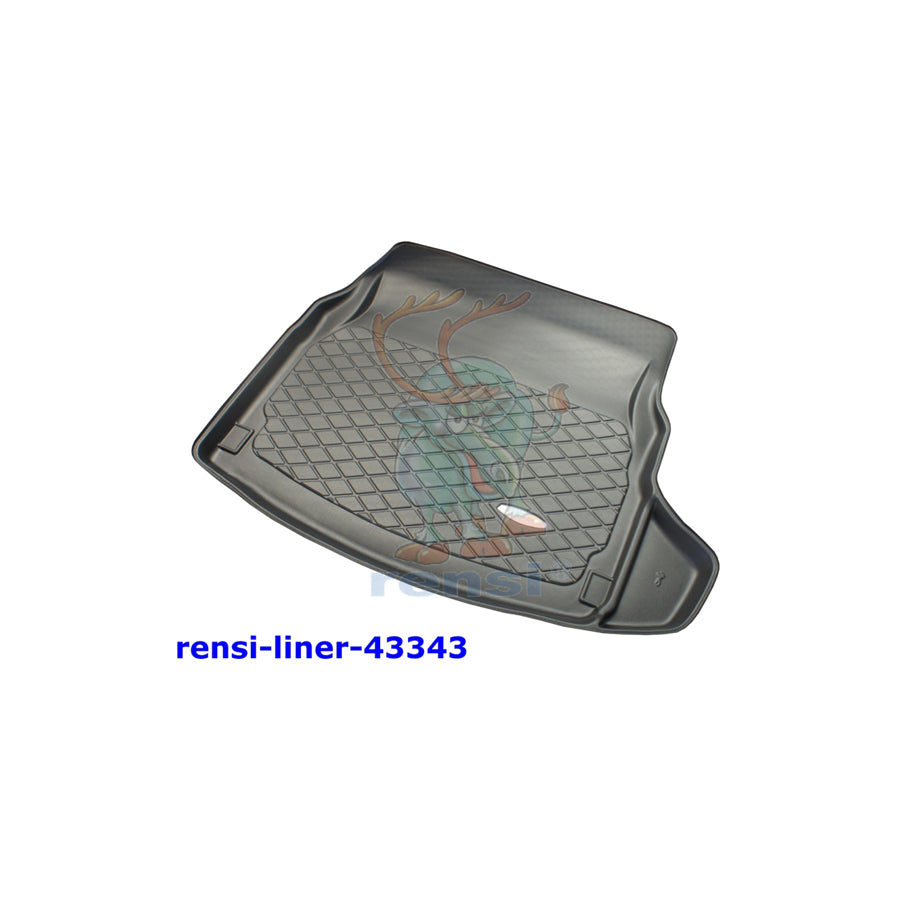 RENSI 43343 Car boot tray suitable for MERCEDES-BENZ C-Class Saloon (W205) Plastic