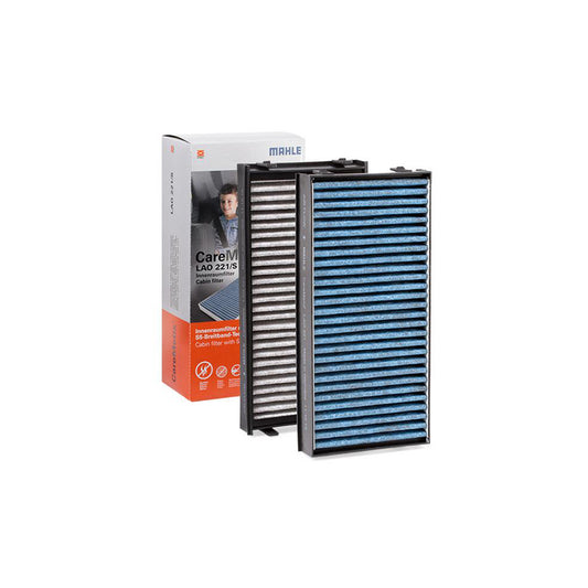 MAHLE ORIGINAL LAO 221/S Pollen filter Activated Carbon Filter, with anti-allergic effect, with antibacterial action, CareMetix?
