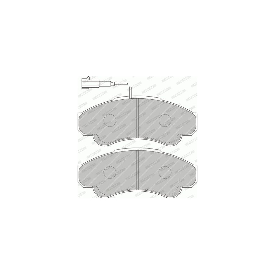 Ferodo Premier Eco Friction Fvr1479 Brake Pad Set Incl Wear Warning Contact With Accessories