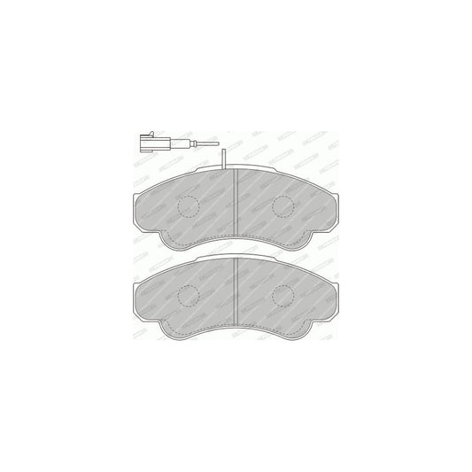 Ferodo Premier Eco Friction Fvr1479 Brake Pad Set Incl Wear Warning Contact With Accessories
