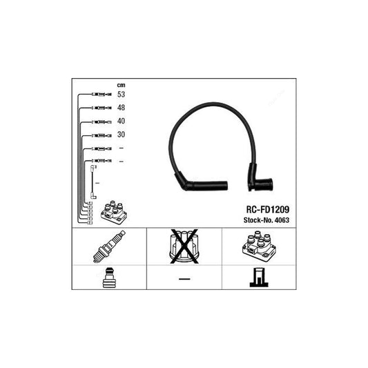 NGK Ignition Cable Kit RC-FD1209 (NGK4063)