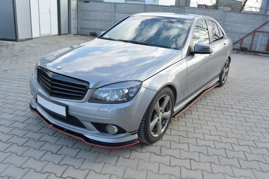 Maxton Design Mercedes Benz C-Class W204 AMG-Line (Pre-Facelift) Side Skirts Diffusers
