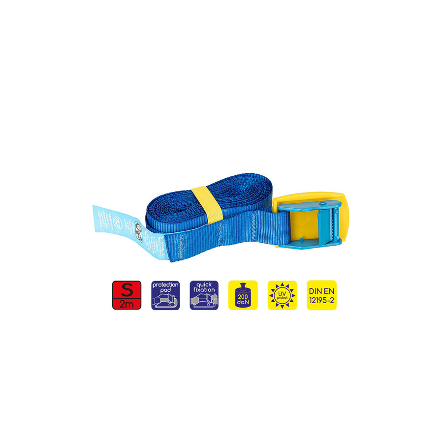 ALCA 405320 Tie down strap Blue, 2 m, 25 mm, 200 kg